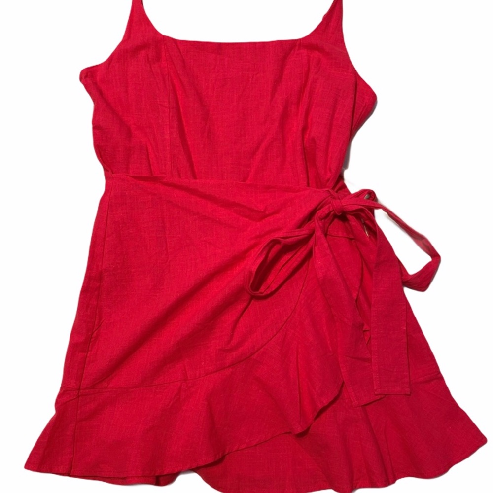 Princess Polly Red Wrap Dress